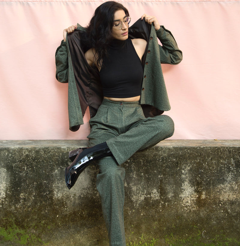 Military Green Knit Co-ord